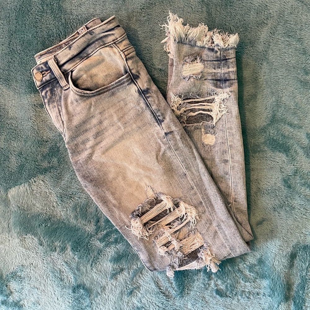 KanCan Mid-Rise Ankle Skinny.